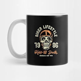 Biker Lifestyle Ride till Death Mug